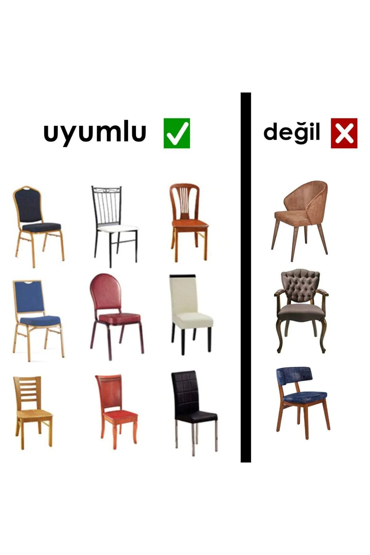 İpek Görünümlü Lastikli Kadife Sandelye Kılıfı Kopya